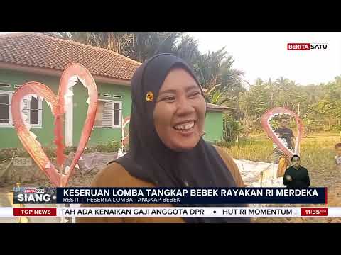 Lomba Tangkap Bebek Meriahkan HUT RI di Lebak Banten #beritasatu