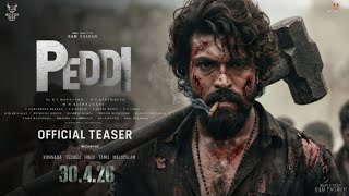 PEDDI -  Teaser | Ram Charan | Janhvi Kapoor | Jagapathi Babu | AR Rahman | Buchi Babu Sana