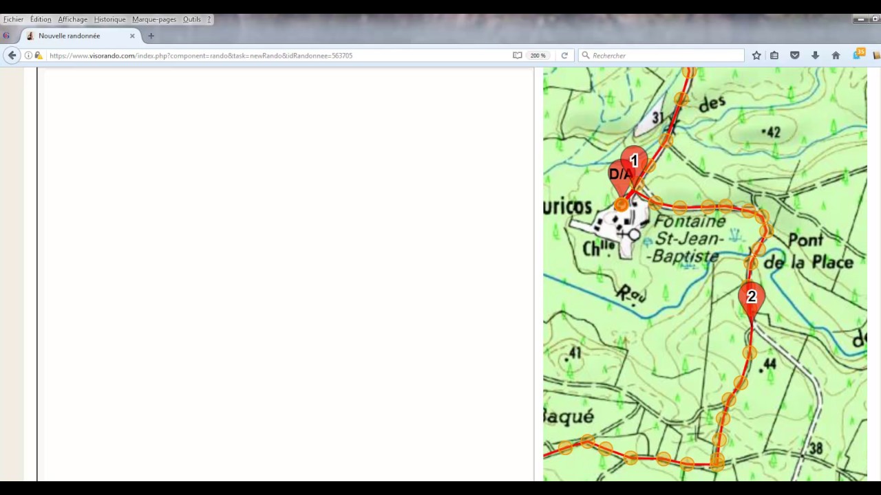 Visorando 4 Description d'un itinéraire de randonnée - YouTube
