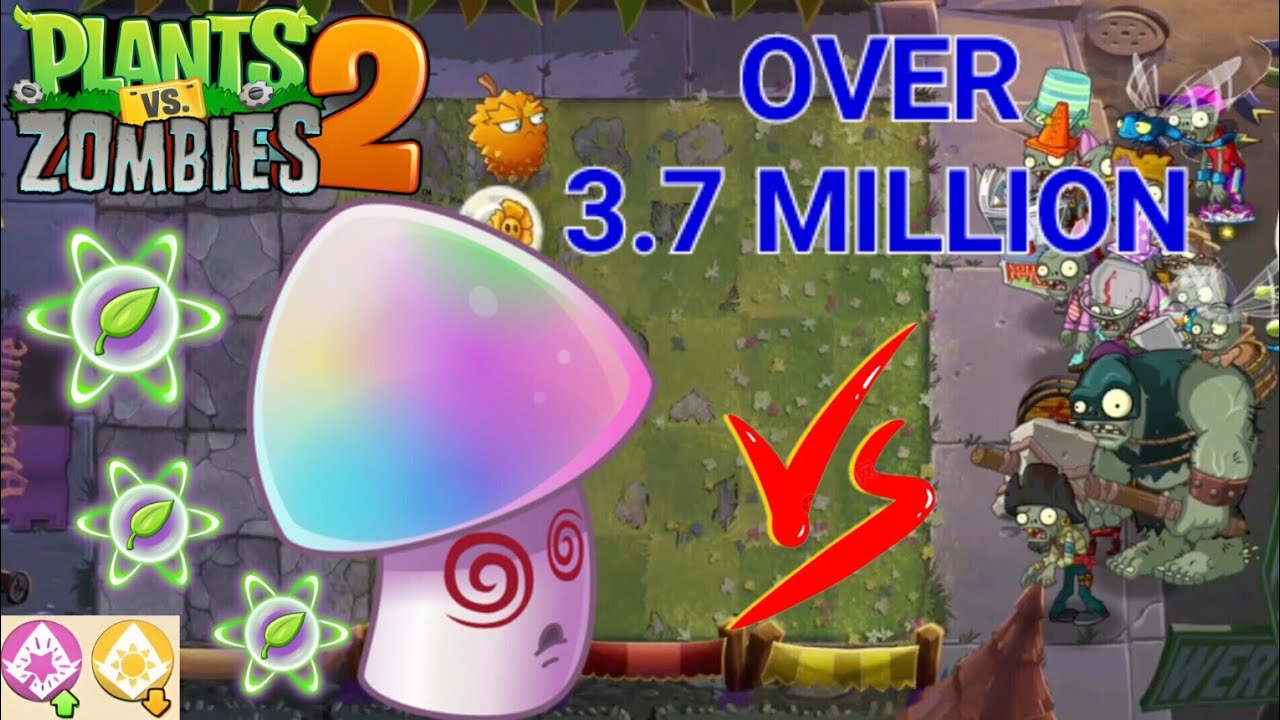 Plants vs. Zombies 2 | Arena Season 53 Week 269: Hypno-shroom Boosterama, Over 3.7 Million