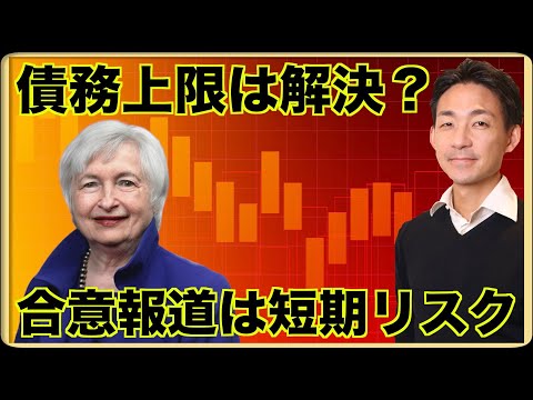 米国債務上限合意は短期ダウンサイドリスク。