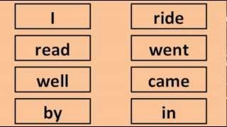 Reading Activity - Word Lists Part 1 of 3 - Literacy Skills - Reading Practice for Fluent Readers