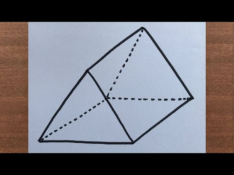 Video: How To Draw A Prism