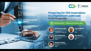 Preparing for FDA Inspections | CSA Perspective