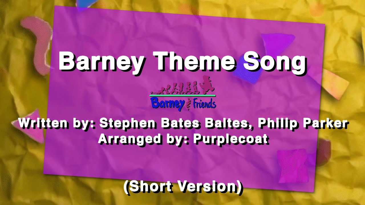 Barney Theme Song (Instrumental Sing-Along)