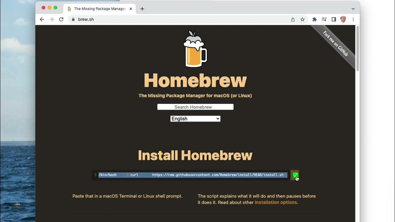 mac brew and git install YouTube