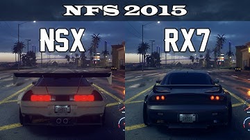 Honda NSX Type-R vs Mazda RX7 Spirit R - NFS 2015 (Drag Race)