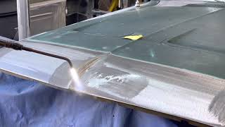 Body work on a classic car 68’ Mustang using 30 tin/70 lead bar solder…..