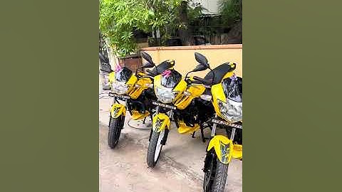 APACHE RTR 160 BIKES FULL PAINTING WORK COMPLETED #painting #apache #apache_rtr #shorts #bike 