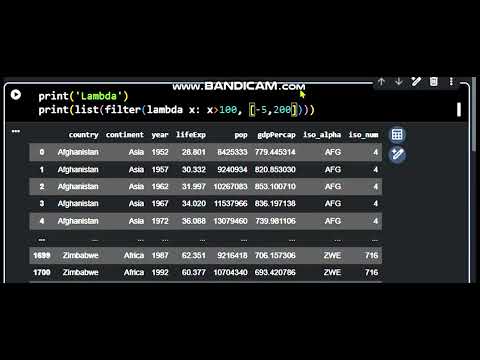 Lambda Functions be used in Lists #python #programming #coding