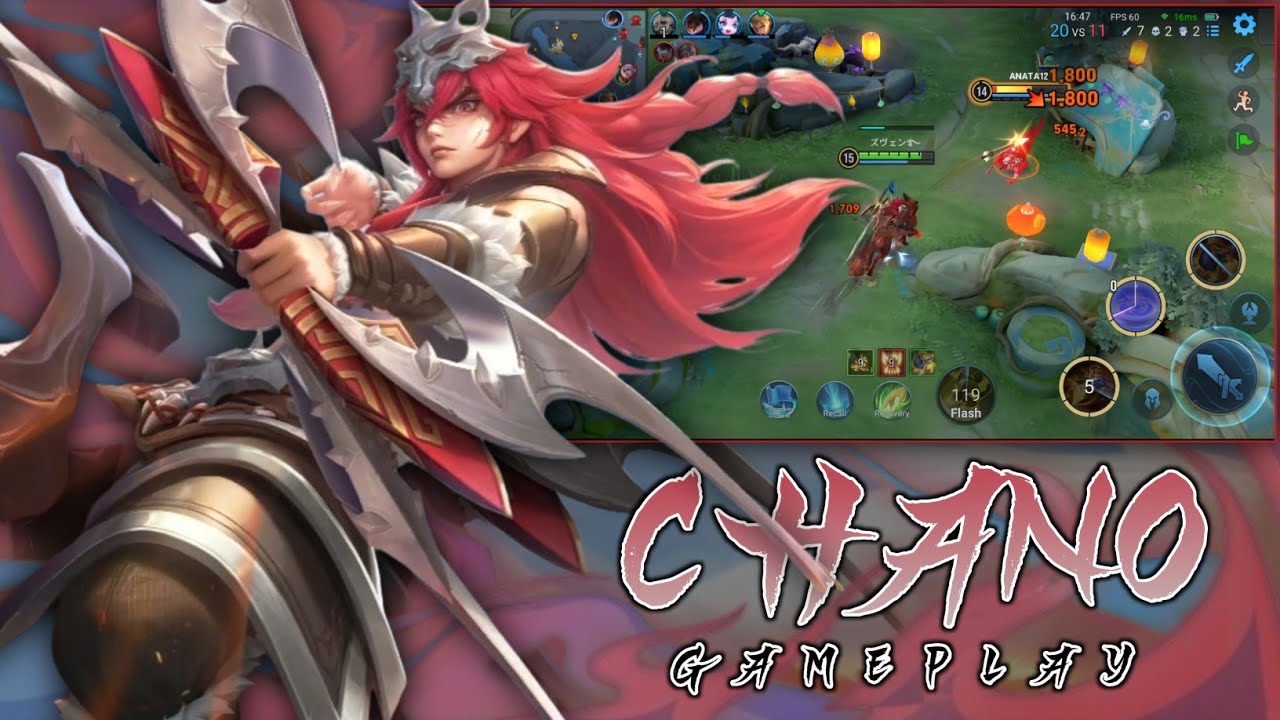 Gameplay Chano Maksman High Critical Damage Burst | Honor Of Kings