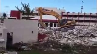 Temptation Resort Cancun Demolition 3rd October 2016