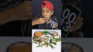 Maggi &amp; Pani Puri 40 sec eating challenge #asmr #youtubeshorts #food #foodie #shorts #challenge #yt
