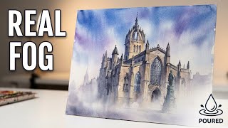 Paint Stunning Fog in Watercolor (My Favorite Atmosphere Technique) screenshot 1