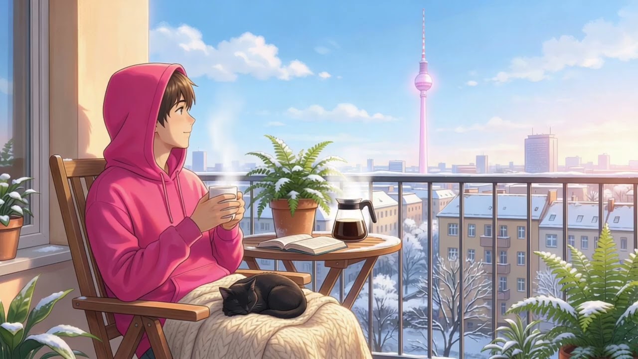 Peaceful Winter Sunday | Cozy Hip Hop House Lo-Fi Beats for Calm & Relaxation ❄️