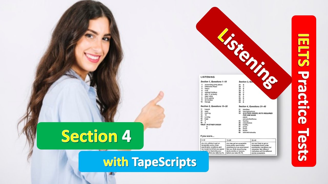 Cambridge Ielts 12 Listening Test 1 Transcript Ielts Listening Section 4 With Tapescript Youtube