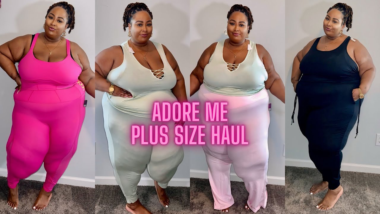 Me Fast Plus Size PLUS SIZE ACTIVE WEAR FROM ADORE ME?! GET INTO THIS CLOTHING HAUL ...