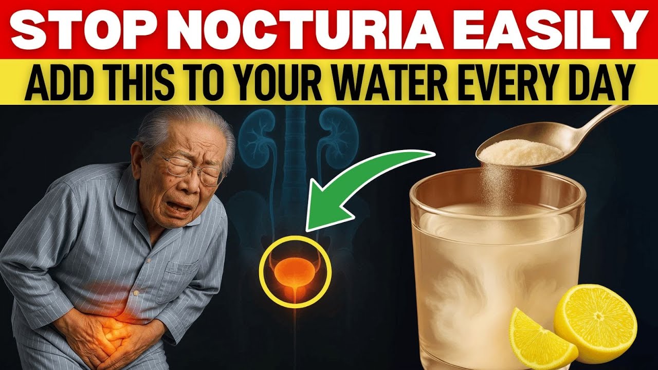 Japan’s Oldest Doctor: Waking Up to Pee Every Night? Adding THIS Water To Could Stop It