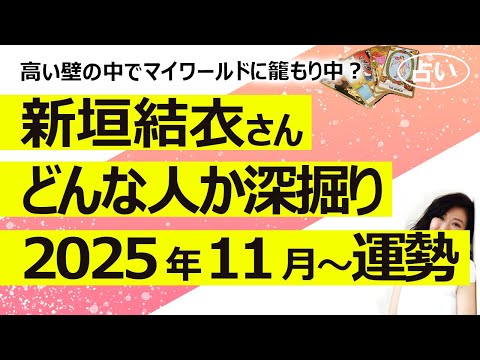 【占い】新垣結衣さんはどんな人? 深掘りリーディングと今後の仕事運を見たら、高い城壁の中に籠もり中?(2025/11/23撮影)