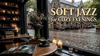 Rainy Day Jazz Cafe Vibes Soft Background Music for Relaxation &amp; Study