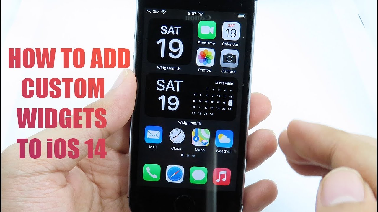 How To Add A Custom Widgets To IOS 14 YouTube
