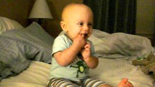 funniest baby laugh ever- Caleb