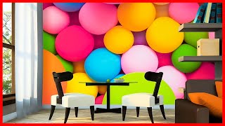 3d 5d tembok bedroom living wall latest terbaru