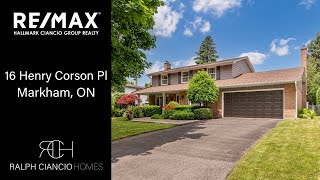 16 Henry Corson Place | Markham, ON