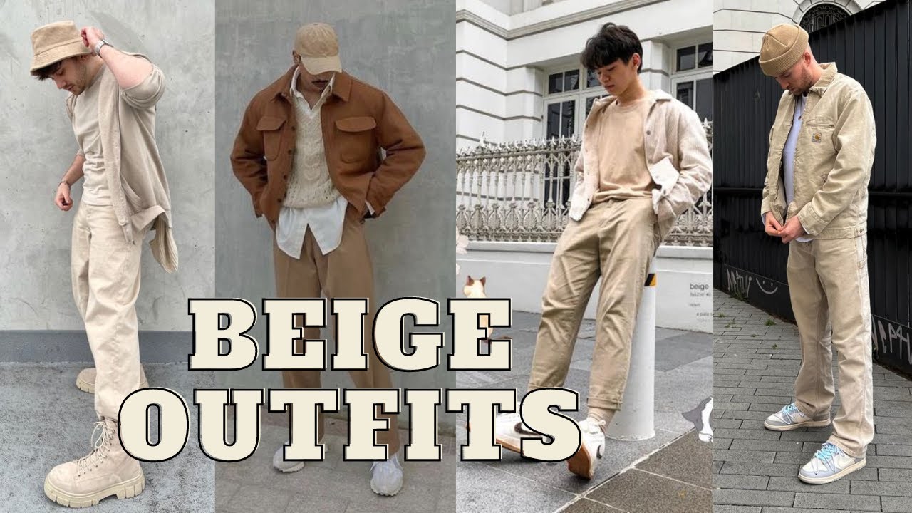 Beige Outfit for Men | Men Beige Outfit Men Outfiters - YouTube