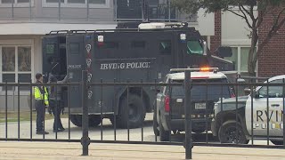 Shelter-in-place order lifted as Irving police search for shooting suspect