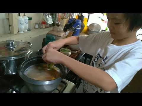 How To Cook Siningang na Salmon | Cooking With Geeboy