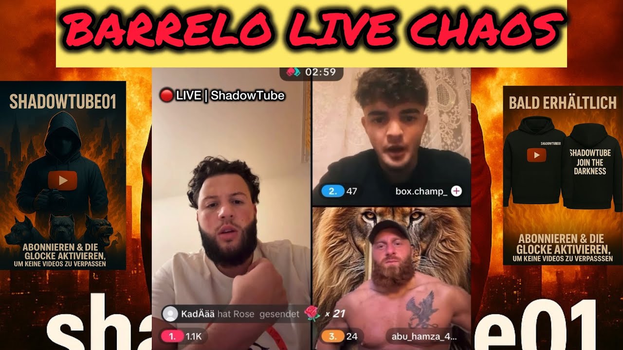 🔴 LIVE | BARRELO im Chaos-Live! Hamza Gym & Boxer Champ ziehen komplett durch 🔥😂