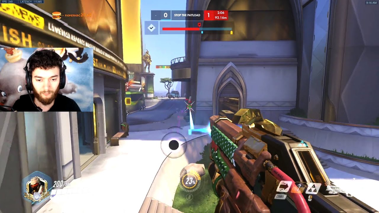 Dafran Soldier 76 and Ashe gameplay - Overwatch Season 33 Top 500