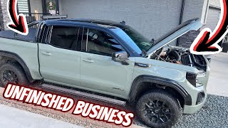 Finishing Touches On My Gmc Sierra At4 - Let's Wrap Up Loose Ends!