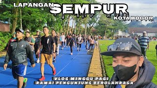 Vlog Minggu Pagi Di Lapangan Sempur Kota Bogor Antusiasme Ramai Pengunjung Berolahraga
