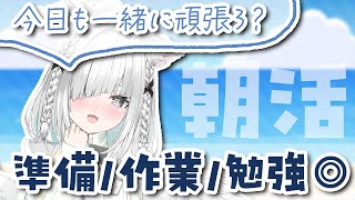 【朝活／雑談】４時から始まるモーニングルーティン☀朝の準備、勉強、作業用BGMに…【新人Vtuber／ライブ配信中／佐藤あにめ】