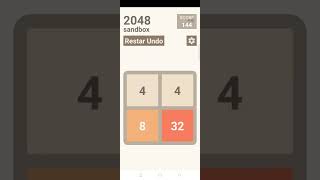 My highest score in 2x2 | 2048