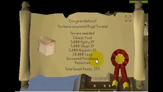 OSRS ROYAL TROUBLE QUICK QUEST GUIDE 2021
