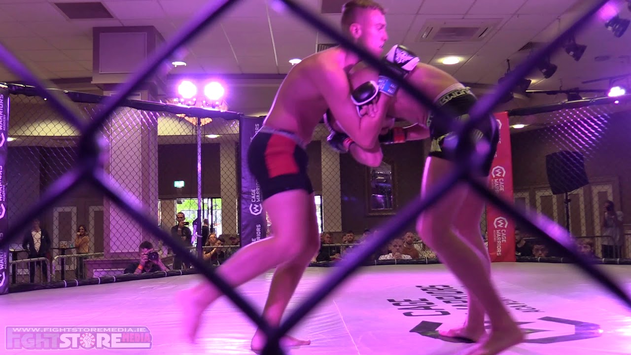Adam McEnroe vs Keith Keogh - Cage Warriors Academy Ireland 3 newspaper mockup