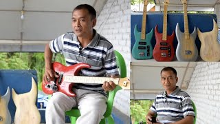 Electric guitar bawlsiam leh Musician - Pastor G Kam Cin Thang