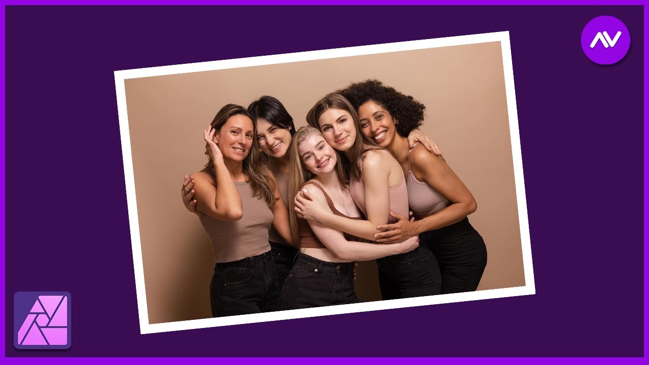 Как добавить рамку к фотографии в Affinity Photo