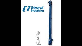 Used Universal Industries 6X4 Top Take-up Bucket Elevator 20'-7 Disch