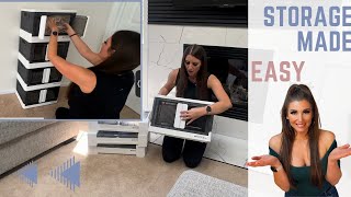 Amazon Storage Must-Haves: BROVIEW V6 Bins Review & Assembly! #HomeOrganization #storagesolutions