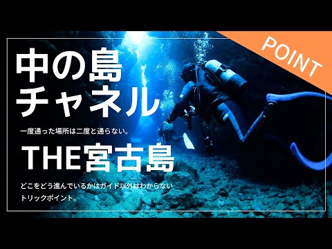 中の島チャネル【宮古島ダイビングポイント -  Miyako island diving site