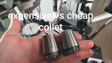 quick tool run out test - cheap vs expensive er32 collet (green bt30 spindle)