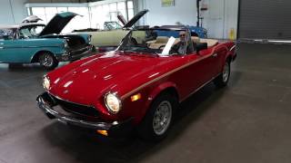 1981 Fiat 2000 Spider 2 Door Convertible