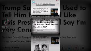 @DonaldJTrumpforPresident  compared himself to Elvis Presley