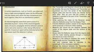 2ss6, microwave optics brief presentations