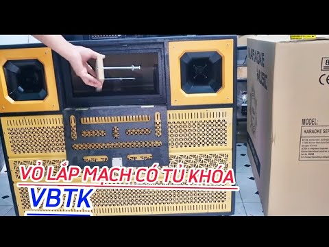 Video Vỏ thùng loa kéo 4 tấc đôi lắp bo 19×38 có tủ... - youtube