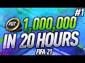 0 TO 1,000,000 IN 20 HOURS FIFA 21 | EPISODE 1